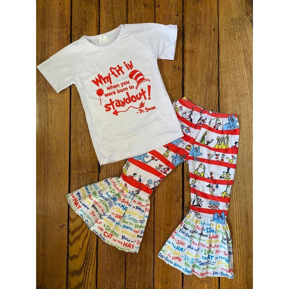 Seuss Girl Top and Belle Bottom Girl Outfit 14/16